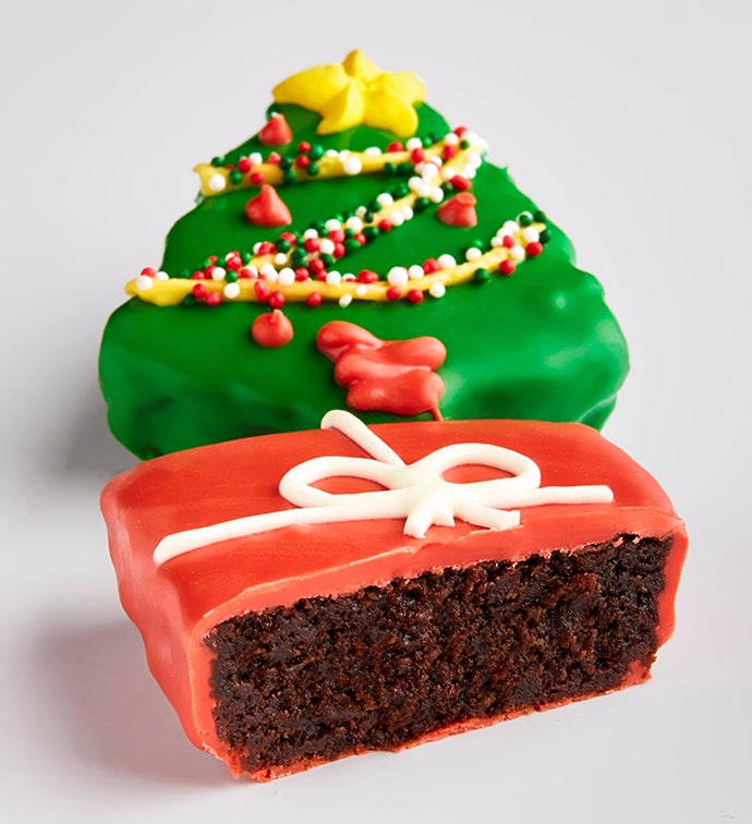 Christmas Sweets Mini Brownie Cakes